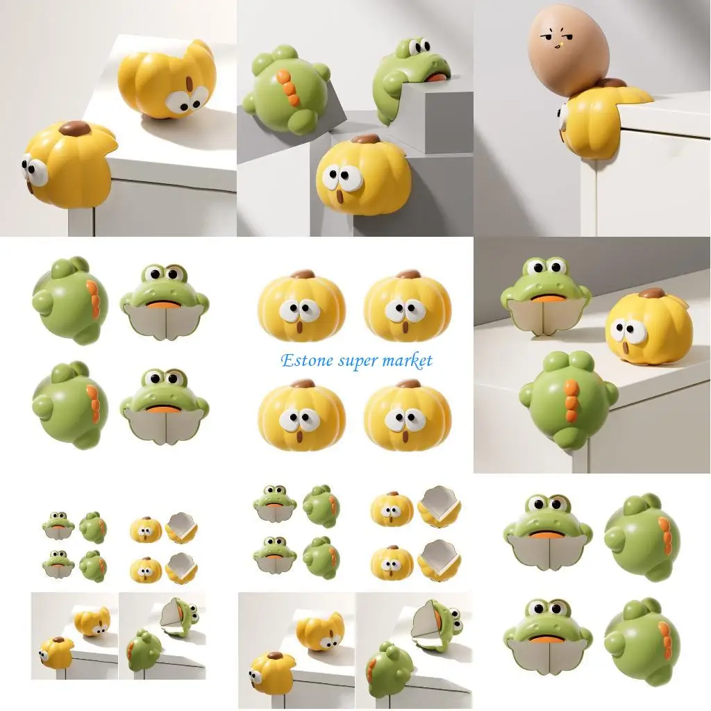 

090B 4pcs Convenient Baby Proof Table Corner Covers Flexible Bumpers for Sharped Edges