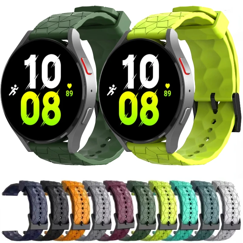 Silicone Strap For Samsung Galaxy Watch 7 6 5 4 40/44mm Amazfit BIP 6 Balance 2 Bracelet Wristband Huawei Watch 5 GT6-5-4-3 46mm