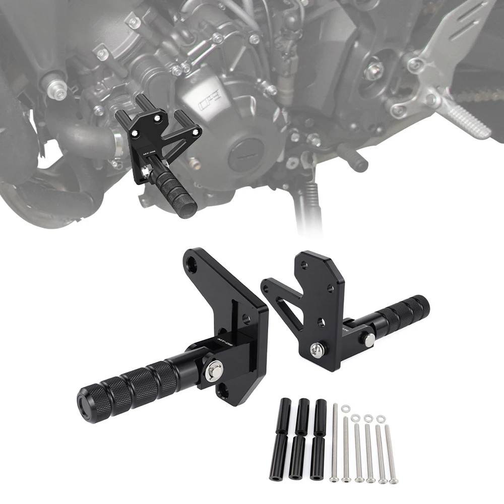 

Для Yamaha MT-09/SP 2021-2023 Tracer 9 GT 2021-2022 Tracer 9 GT + шоссейные крепления для мотоцикла, комплект регулируемых подножек для мотоциклистов