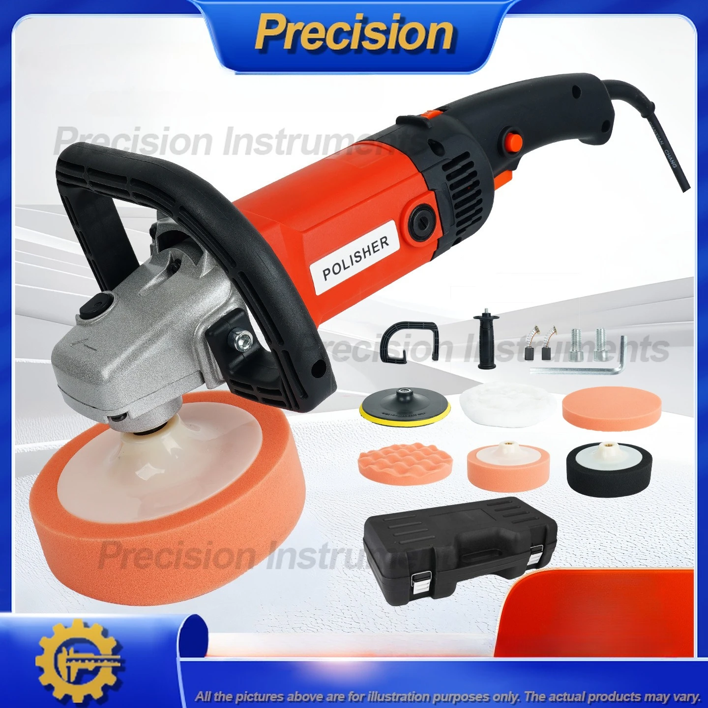 2026 Electric Polishing Machine 220V Waxing Polisher for Car Marble Tile Floor Grinding and Restoration Home Use