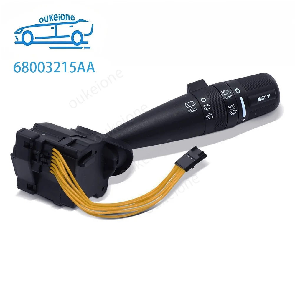 

Комбинированный переключатель управления дворниками для Chrysler PT Cruiser, Jeep Wrangler, Patriot, Liberty 2006-2017, кнопка 68003215AA