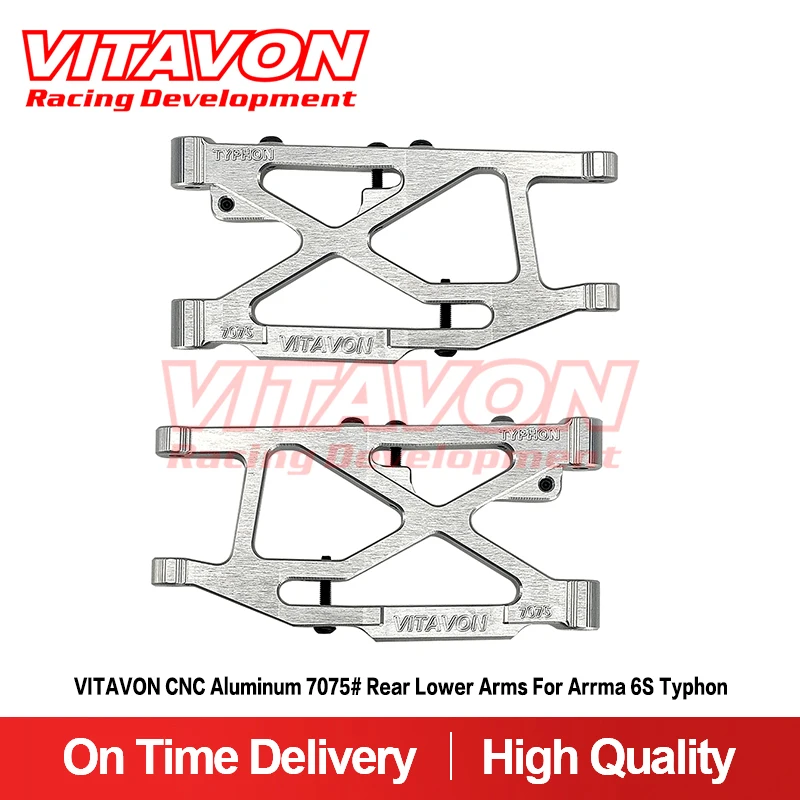 

Vitavon CNC Aluminum 7075 Rear Lower Arms for Arrma 6S Typhon