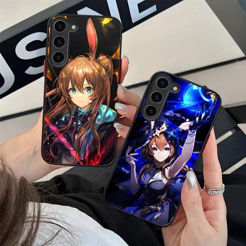 

Чехол для мобильного телефона Arknights Amiya для Samsung Galaxy S25 S24 S23 S22 S21 Plus FE, ультрацветный силиконовый защитный роскошный чехол