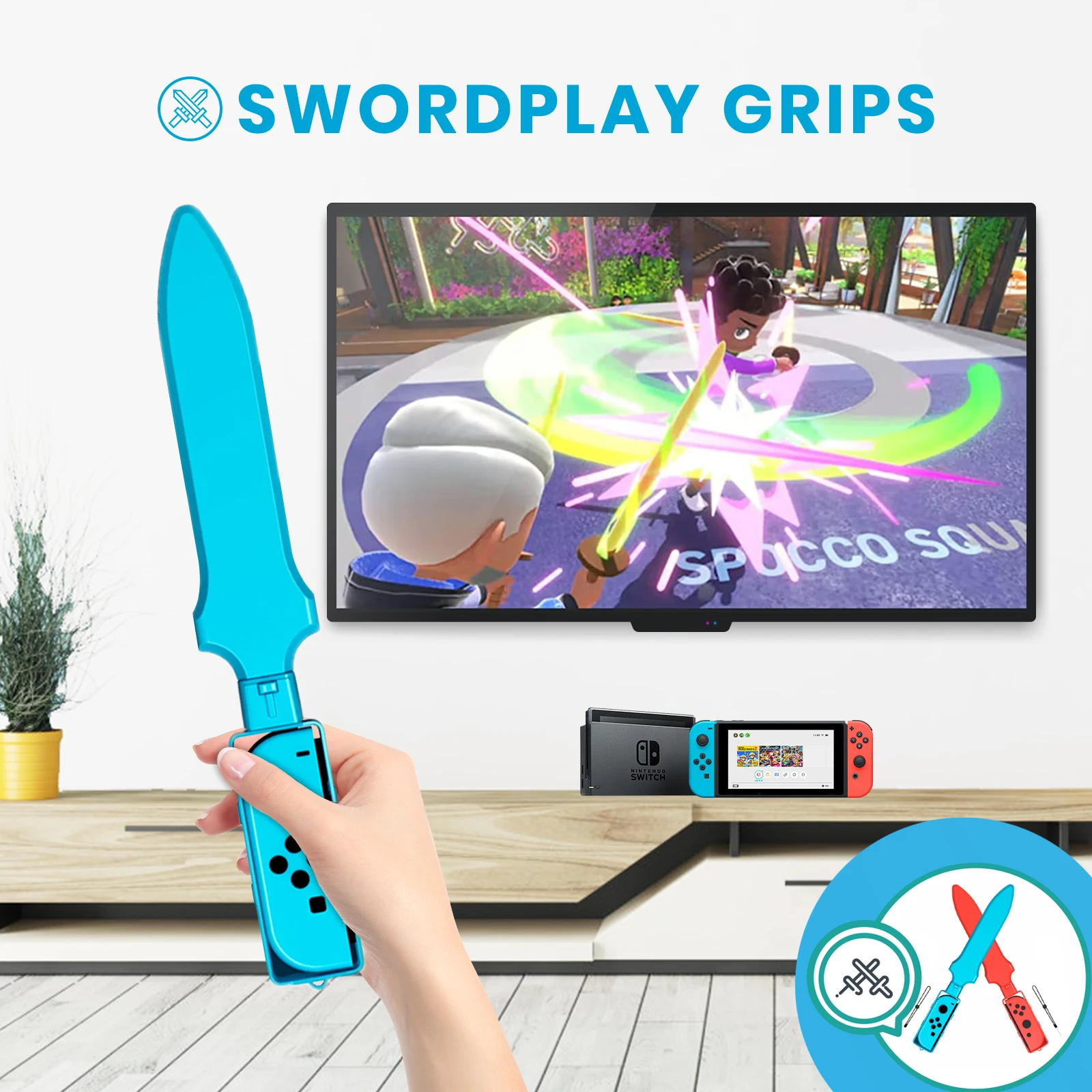 Nintendo Switch Acessórios Esportivos Bundle, Família Acessórios Kit Compatível com Switch/Switch OLED