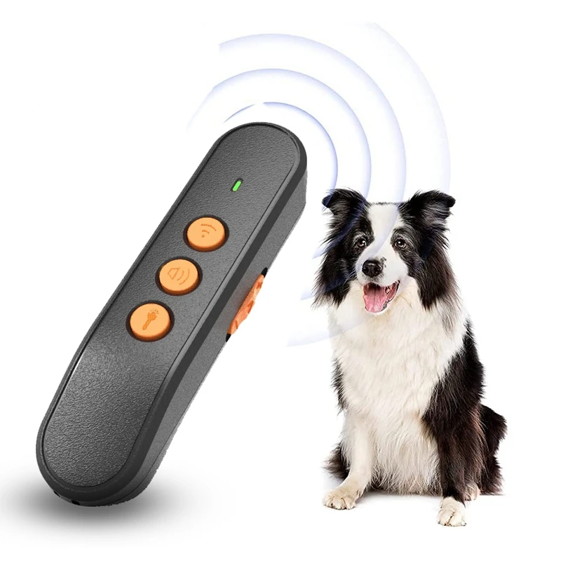 Anti Bark Device For Dog Variable Frequency Ultrasonic Dog Bark Deterrent Rechargeable Dog Barking Control Device Tool