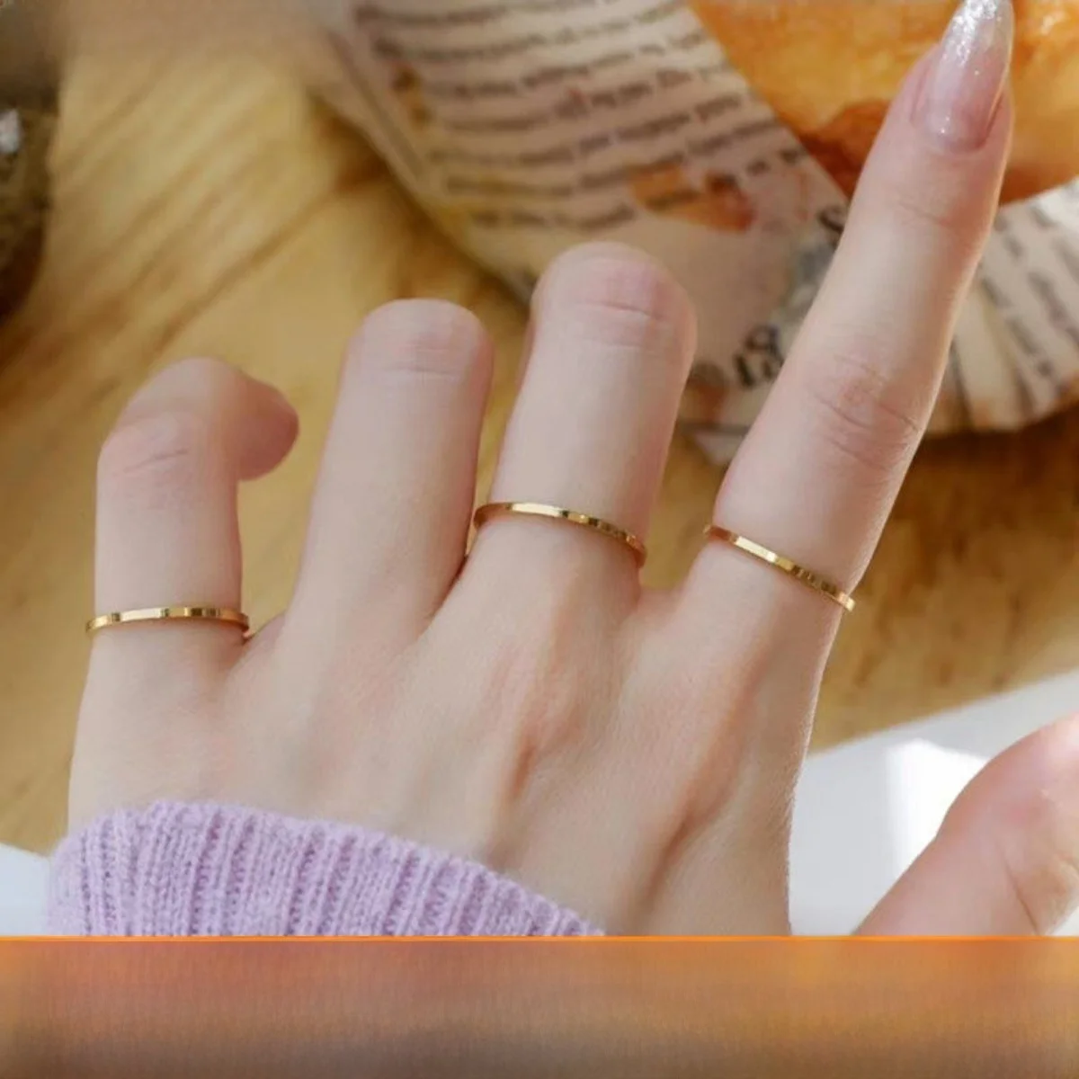 nuevo-anillo-de-oro-de-18k-con-acabado-mate-au750-oro-rosa-oro-blanco-banda-lisa-anillos-de-pareja-apilables-anillo-fino