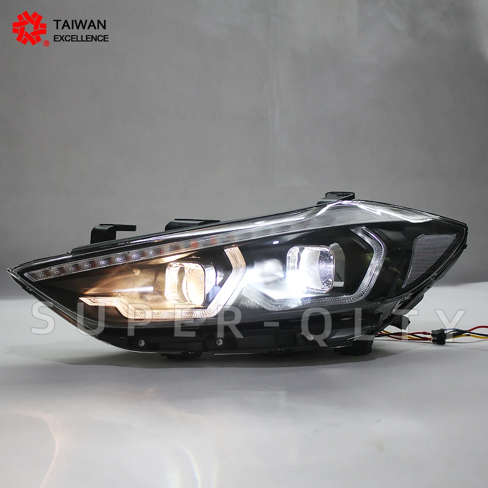 For Hyundai Elantra 2016 2017 2018 2019 Headlights LED Headlight DRL modified headlight assembly,car accessorie Car Styling