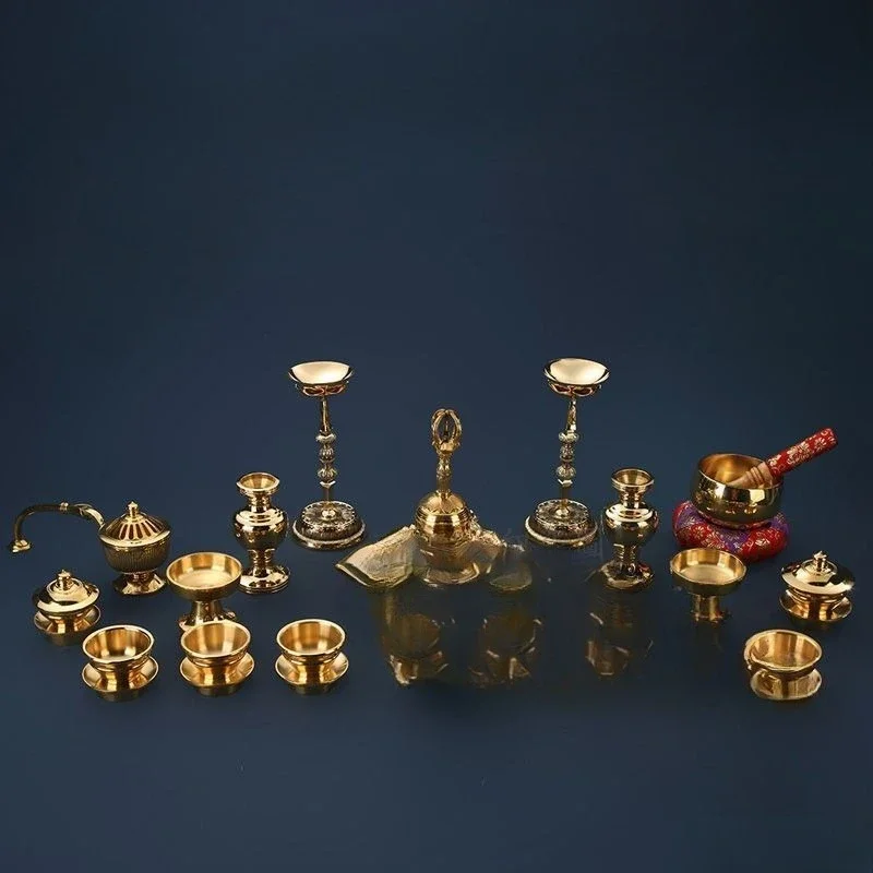 Shingyan Sect One-sided Artifact, Seiko Pure Copper Artifact, Esoteric Artifact, Medium and Large Artifact 23-piece Set