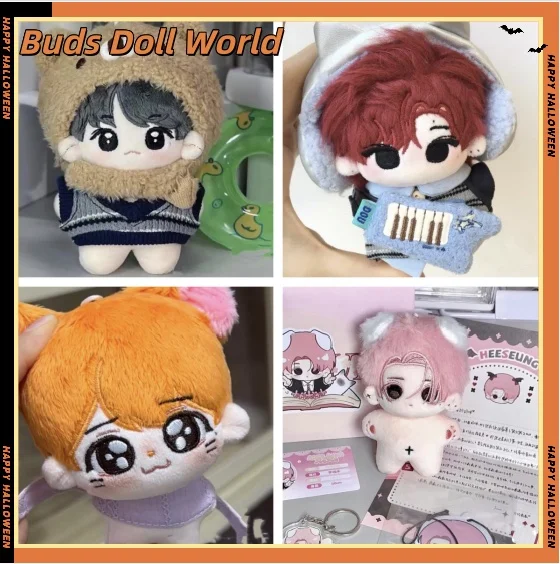 Stuffed 10cm Lee Heeseung Multiple Styles Handsome Boy Cute Plush Doll Keychain for Fans Collection or Kids Adults Birthday Gift