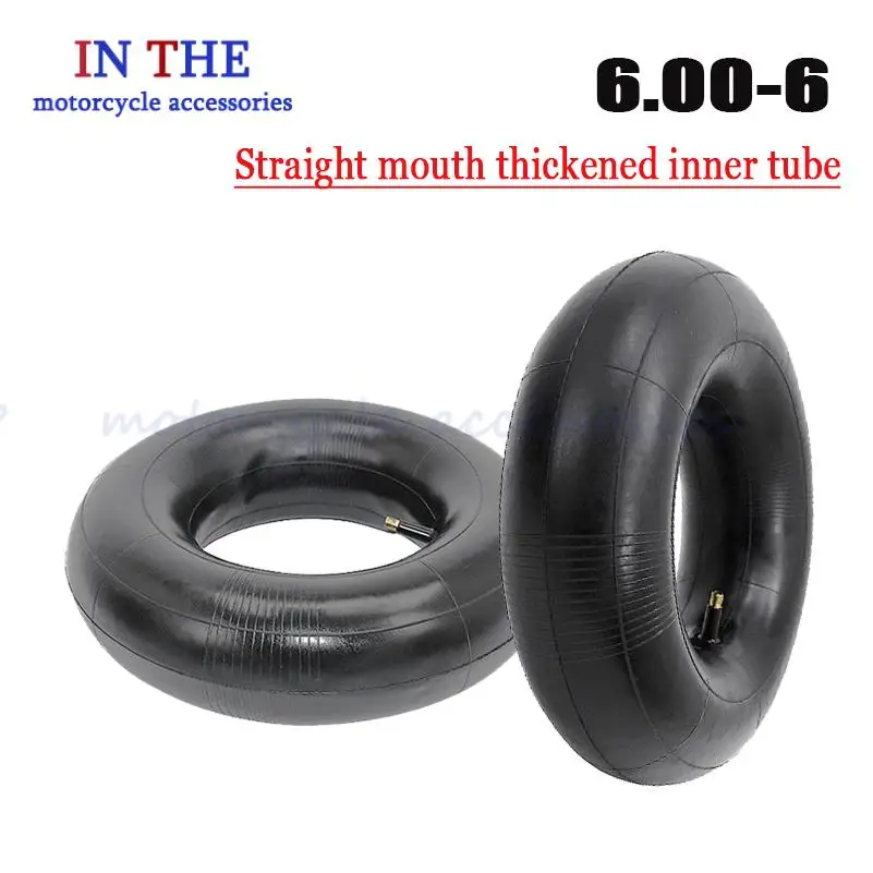Suitable for turf machine tires 6.00-6 thick inner tube golf car tires straight nozzle inner tube