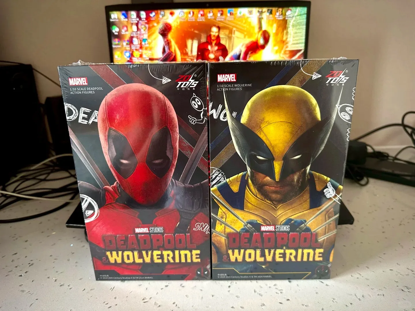 

Фильм Дедпул и Росомаха масштаб 1/10 Росомаха Дедпул коллекции фигурка орнамент для мальчиков идеально подходит для коллекций на день рождения