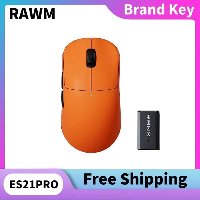 

RAWM ES21 ES2 Pro 1K/8kHz Wireless Mouse PAW3395/PAW3950 26K/30K DPI Nordic 52840 Chipcustom Electronic SportsGame Mouse gift
