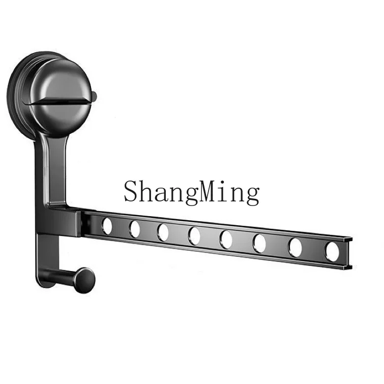 

PYH non-punching suction cup drying rack pole household indoor clothes drying window balcony invisible bathroom drying