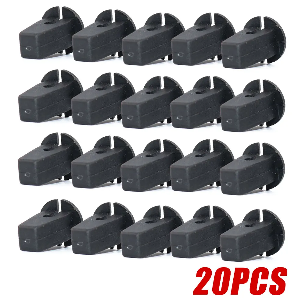 20pc Auto Wheel Arches Bumpers Panels & Shields Lock Nut Clips Plastic Lock Nuts Grommets Accessories for Volkswagen Golf Touran