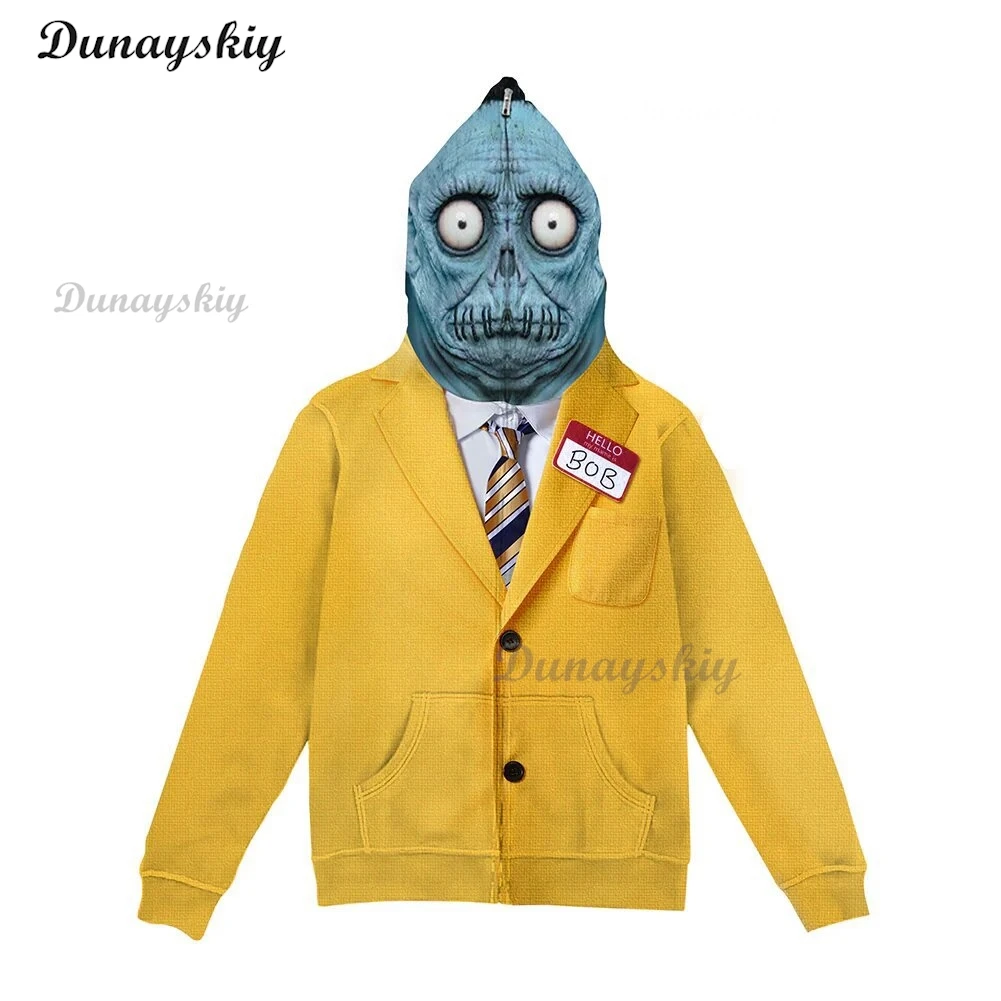 Anime Beetle Bob Fantasia de Cosplay, Uniforme Amarelo Longo, Casaco, Top, Calças, Completo para Homens Adultos, Meninos, Halloween, Roupa de Máscara