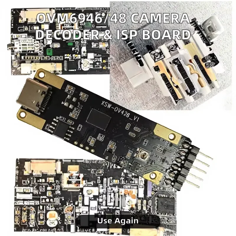 AP08 for OVM6946 for OCHTA10 Camera Module Sensor Image USB d ISP Board PCBA Decoder Board