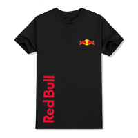 New Red Bull Logo Men's Short Sleeve T-shirt 2025 Summer Y2K Fashion Solid Color Men's Top Outdoor Sports Fitness Loose T-shirt