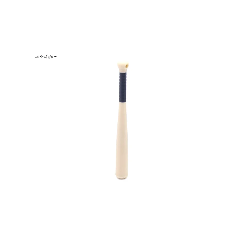 2 Stuks 1/12 Schaal Mini Honkbalknuppel Modellen voor Poppenhuis Sport Scène Simulatie Micro Bouw Props Speelgoed