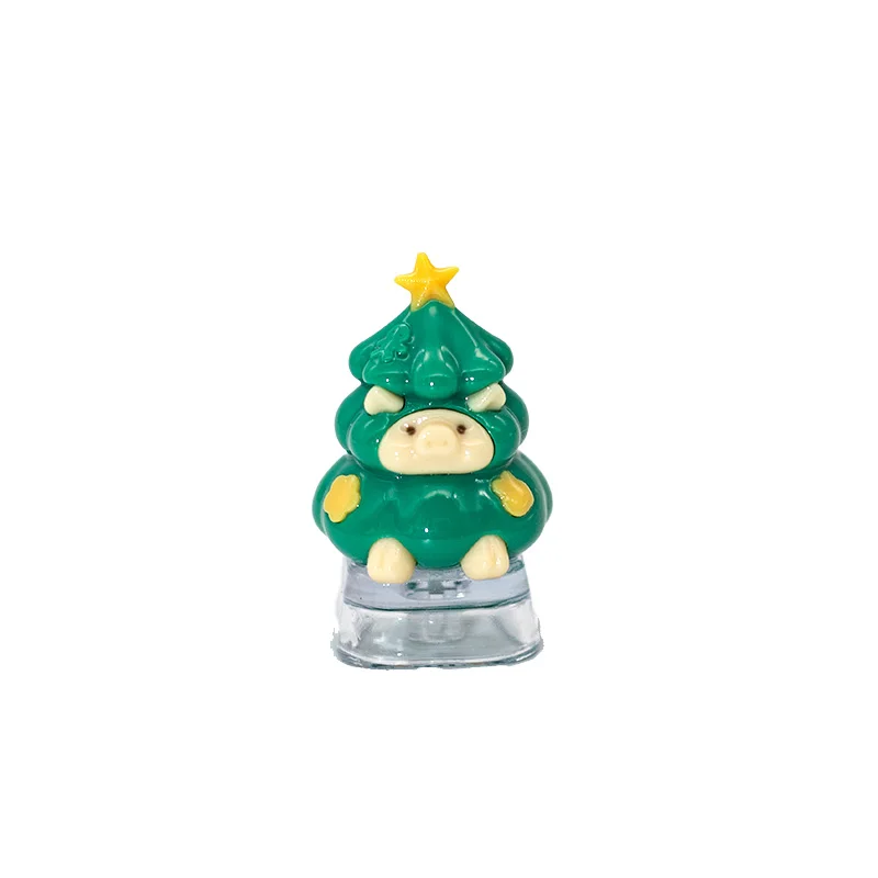 Christmas Pig Keycap 3d Printing Resin Three-dimensional Cross Shaft Mechanical Keyboard Cap Personalized Decoration ESC Key