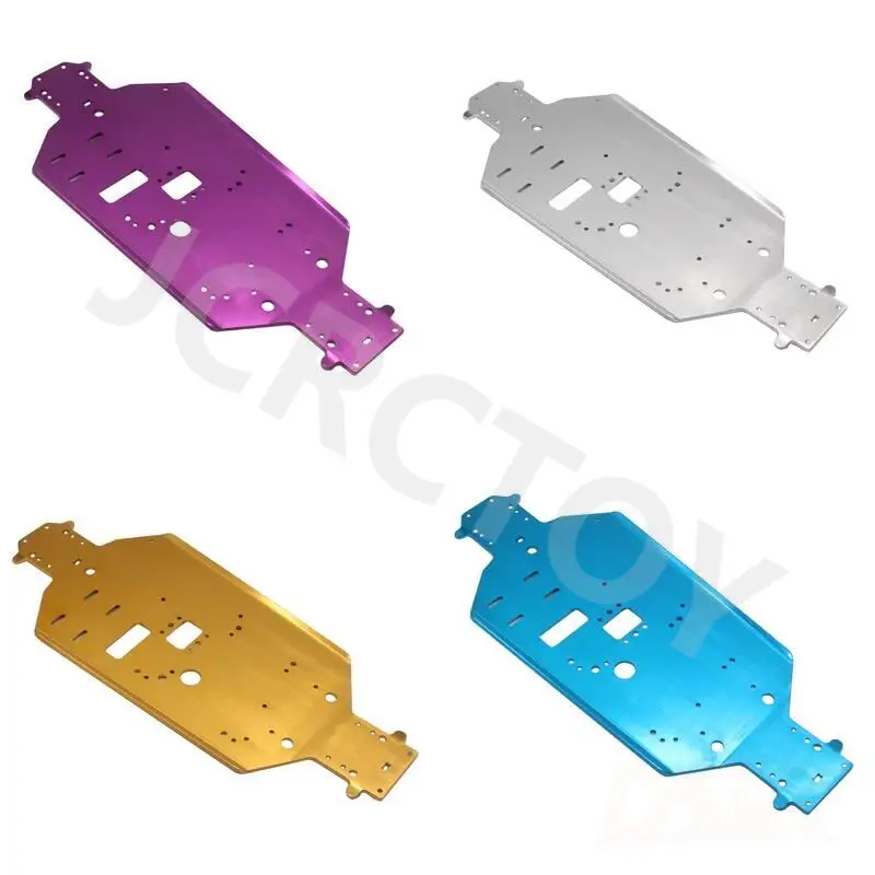 RC Car 06056 Aluminum Alloy Chassis For 1/10 HSP 94109 94110 94155 94166 94188 Nitro Off-Road Buggy Upgrade Parts