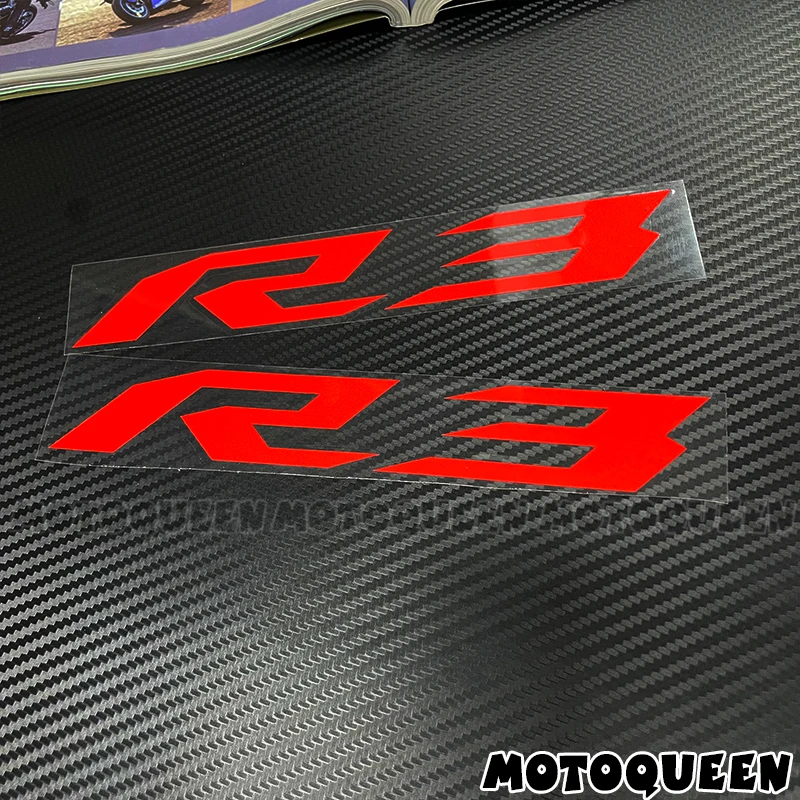 For YZF-R3 YZF R3 2X Motorcycle Body Shell Wheels Fairing Label Emblem Helmet Tank Pad Decoration Reflective Decals Stickers 3