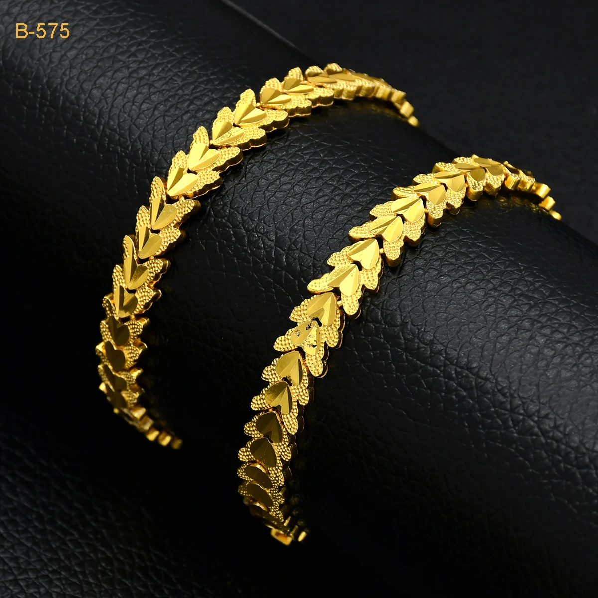 New Africa Indian Gold Plated Chain Bracelets For Lady Wedding Bride Dubai Hawaiian Leaf Bangles Jewelry Party Wholesale Gifts