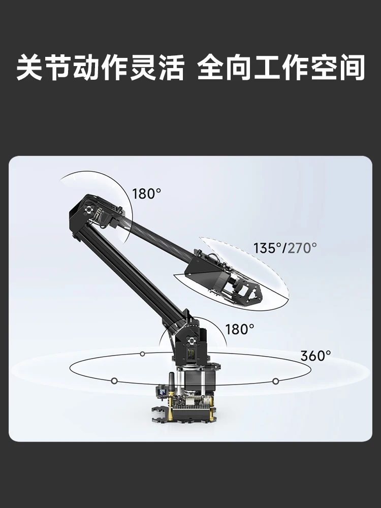 Kit Lengan Robot Papan Pengembangan ESP32 Servo Bus Torsi Tinggi DOF untuk Pendidikan Pemrograman
