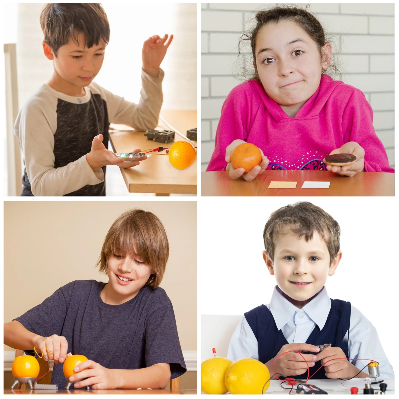 

Zinc Copper Sheets Fruit Experiment Materials Diy Power Supplies For Kids Learning Electrode Strips Science