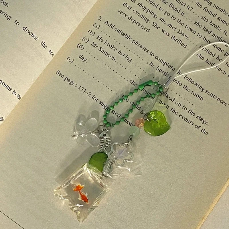 اليدوية حقيبة السمك المفاتيح المجوهرات الجمالية