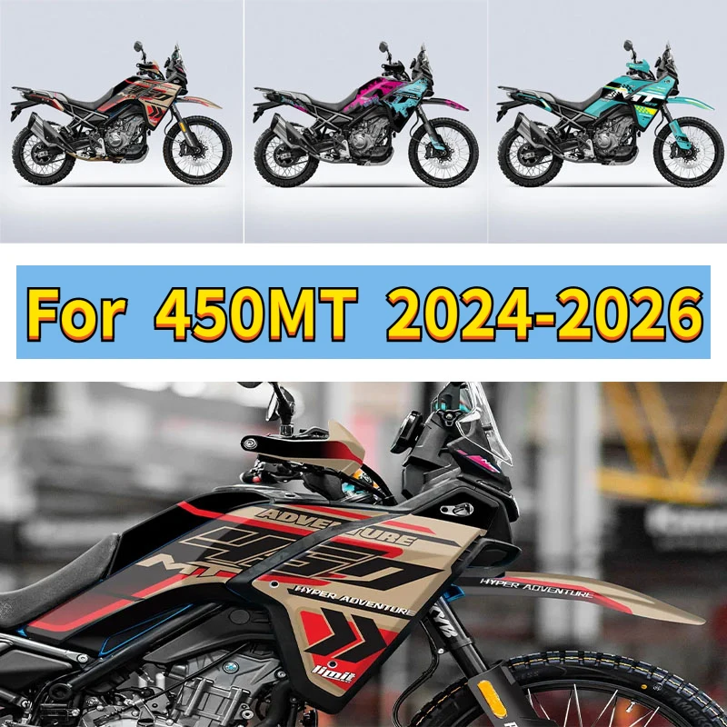 For CFMOTO 450MT Pattern Printing Stickers Kits Motorcycle Protection & Decoration Various Styles Modification Parts