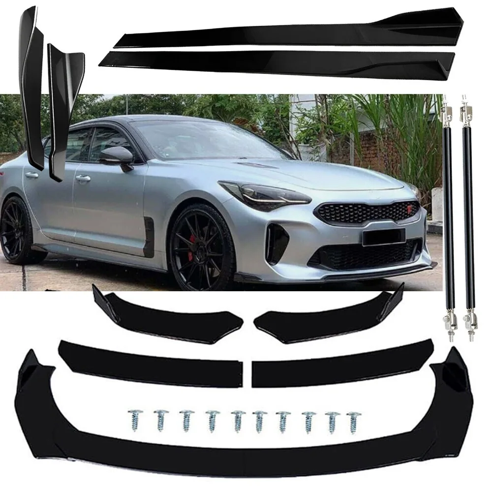 Front Splitter Bumper Lip Spoiler For KIA Stinger Forte GT Strut Rod Side Skirt United States