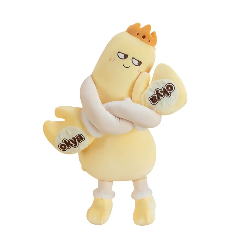 OKYA Mango King Sleeping Plush Hugging Pillow Soothing Doll Squishy Plushie Birthday Gift for Girlfriend