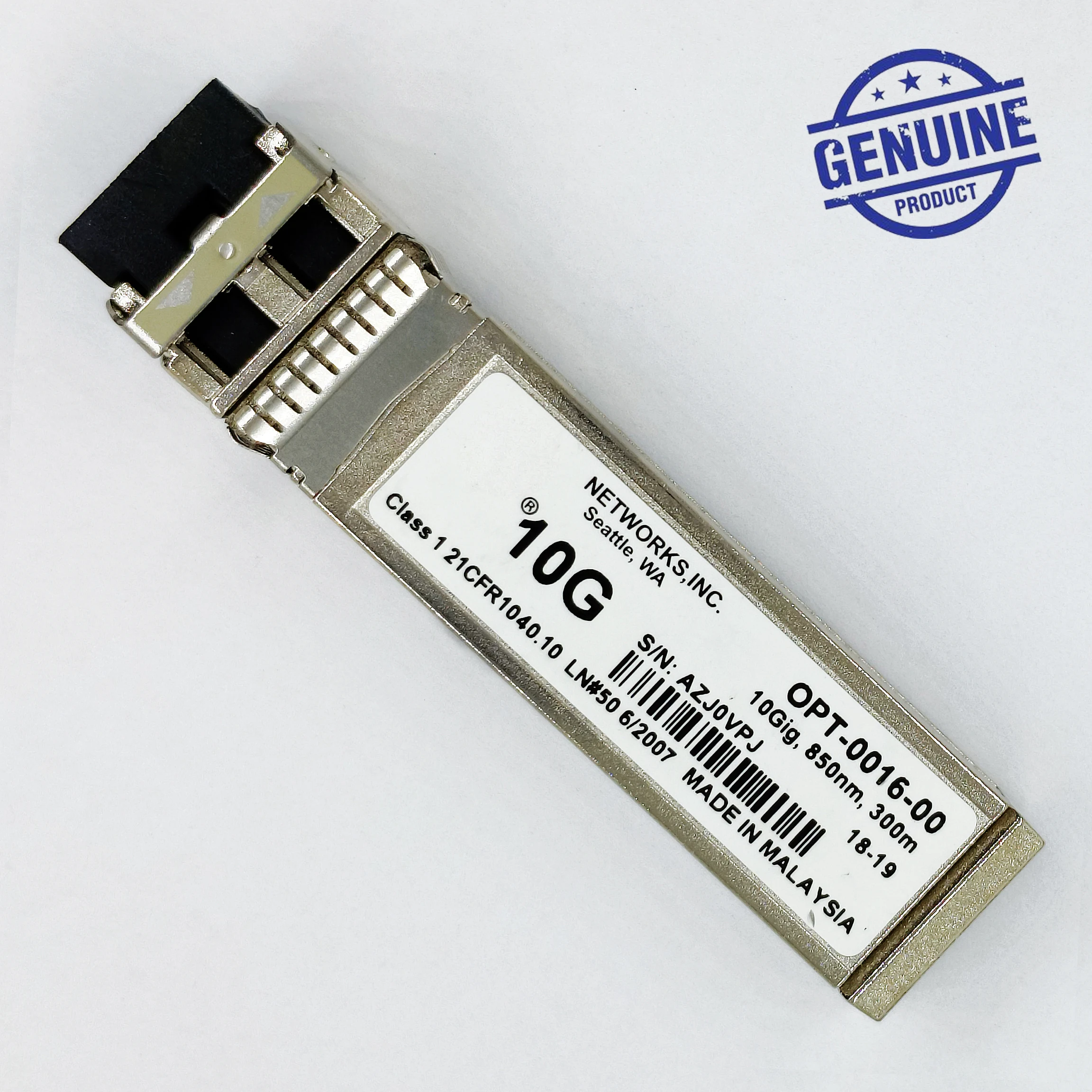 Genuine For F5 SFP+ OPT-0016-00 10GBASE-SR Wavelength 850nm Short-reach MMF Transceiver Optical Module