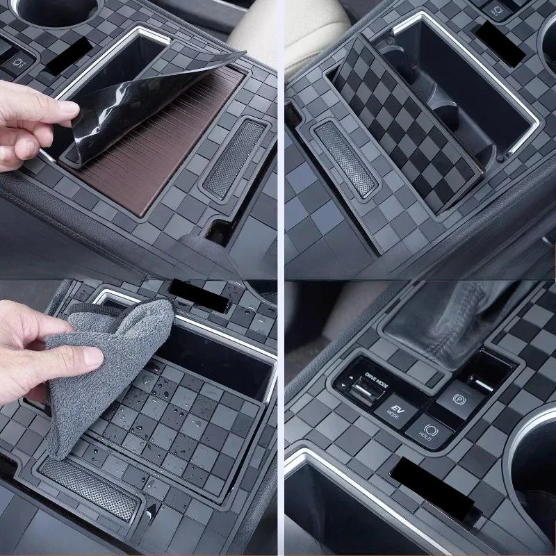 

Силиконовый коврик для центральной консоли Toyota Sienna и Granvia - противоскользящие аксессуары для защиты салона