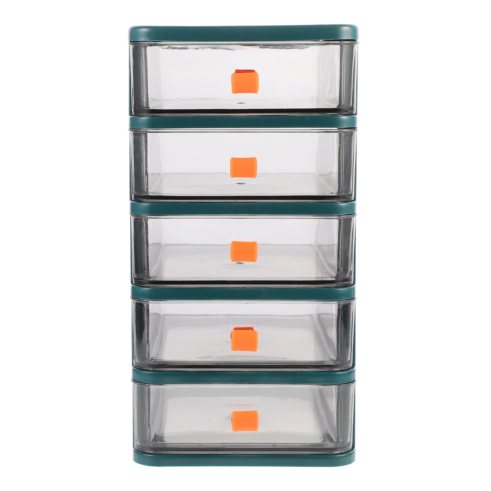 

Drawer Storage Box Desk Organizer PP Material 5 Layers Desktop Container Mini Transparent Jewelry Box Office Study Room