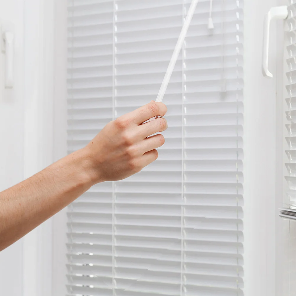 

3pcs Blinds Wand Replacement White 12 Inch Transparent Acrylic Vertical Blind Accessory For Window Curtain Door Shades Opener