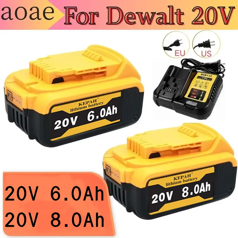 

100% Original 20V Lithium Replacement Battery For Dewalt 18V DCB184 DCB200 DCB182 DCB180 DCB181 DCB182 DCB201 DCB206