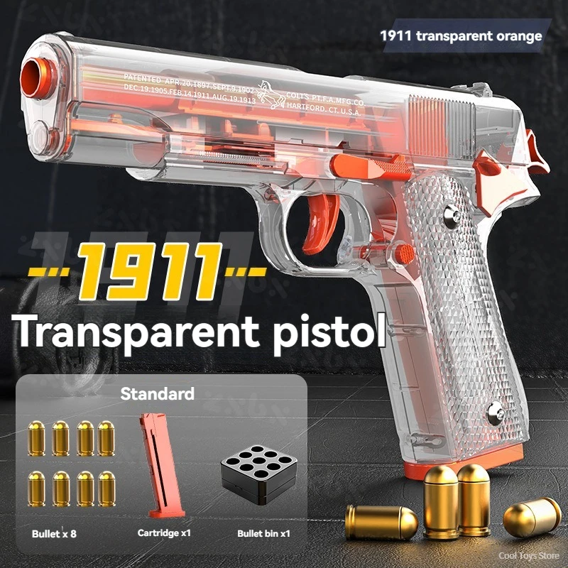 Transparent A Gun: The Ultimate Realistic Toy Pistol for Outdoor