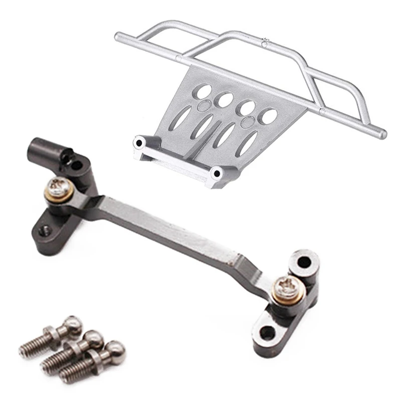 

1 комплект металлических деталей для установки рулевого цилиндра и 1 шт. деталь переднего бампера для радиоуправляемых автомобилей 1/18 Wltoys