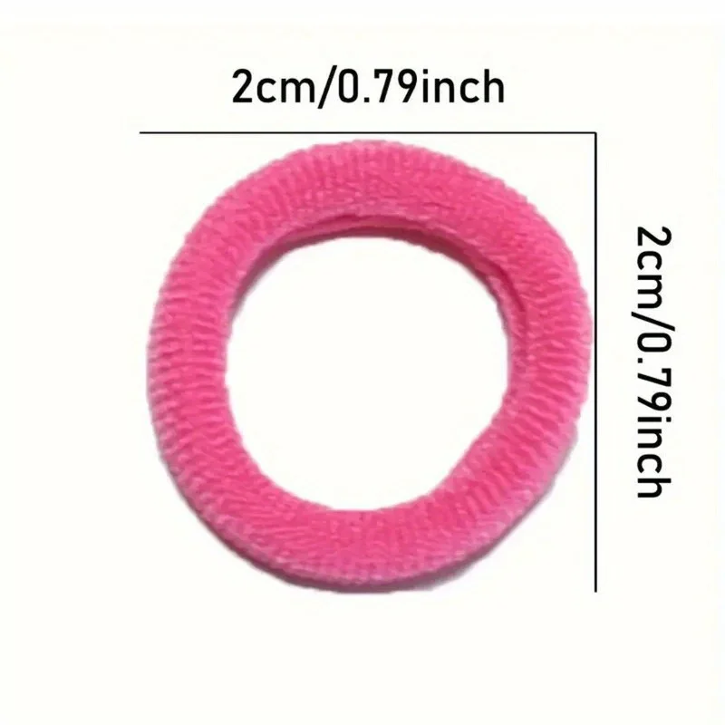 200pcs Vibrant Colorful Elastic Hair Bands for Girls & Women - Small Rubber Ponytail Holders for Stylish Hairstyles & Everyday view 3