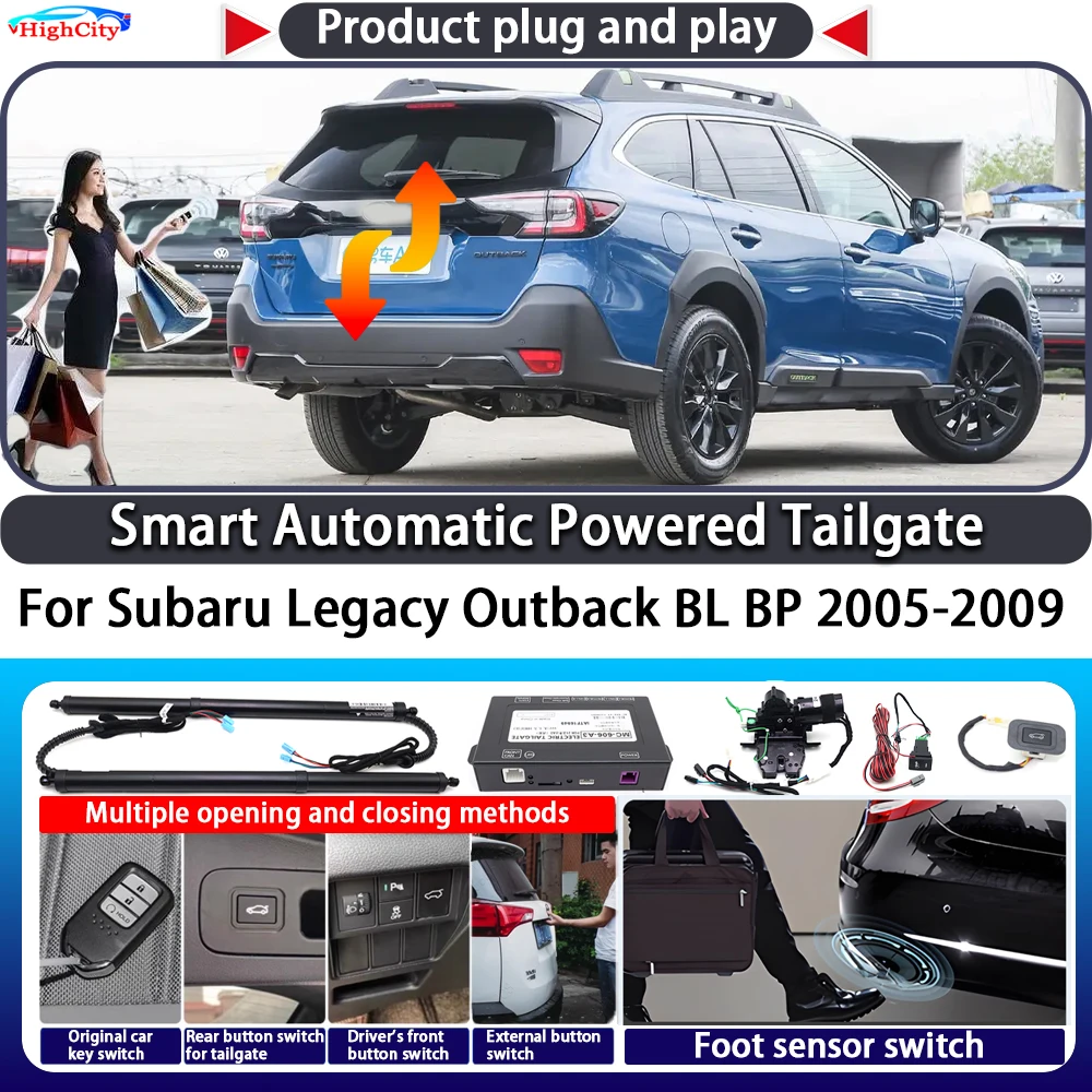 For Subaru Legacy Outback BL BP 2005-2009 OEM Smart Automatic Powered Tailgate Key Control Trunk Lift Close Kit Power Tailgate
