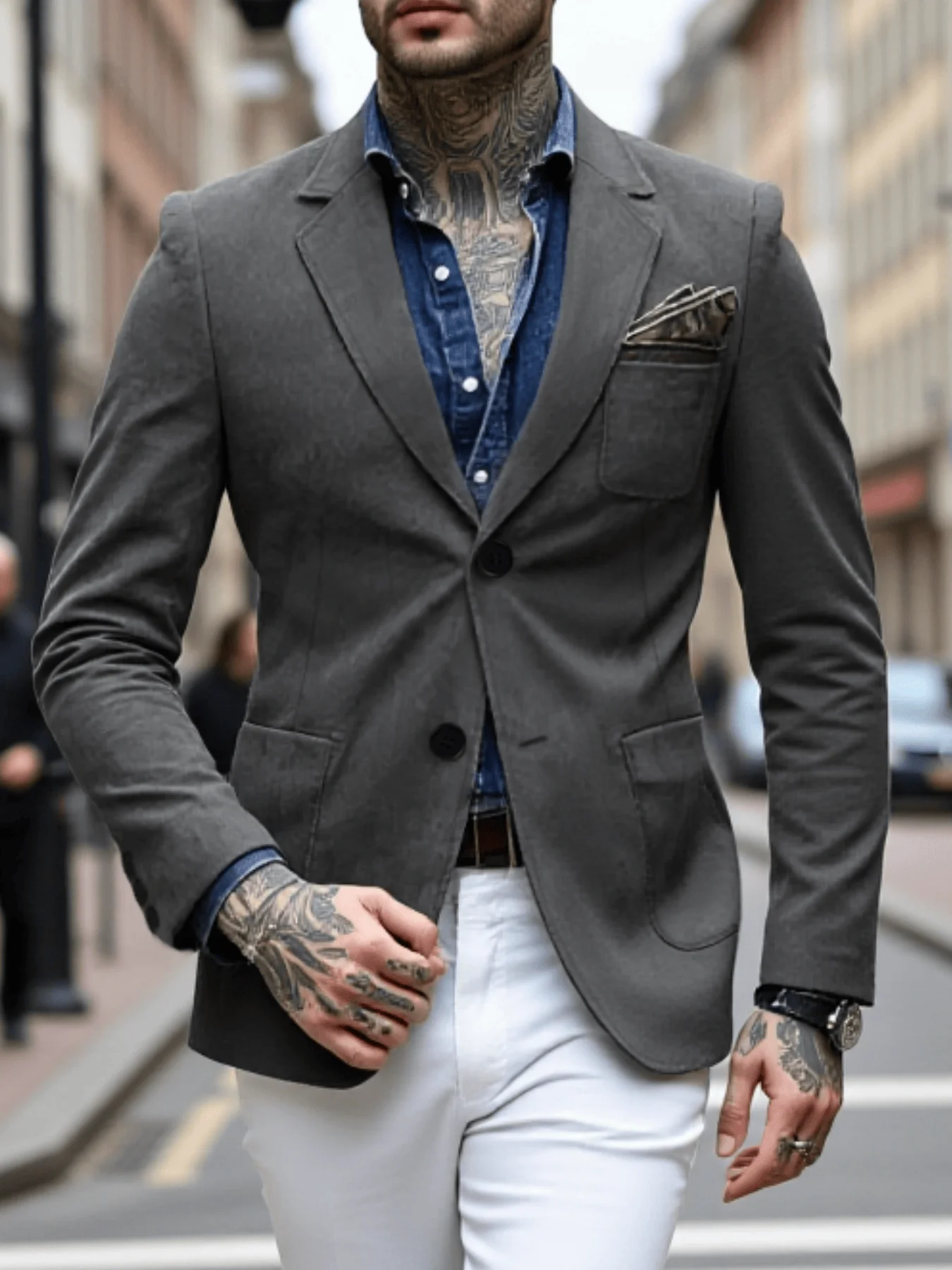 سترة غير رسمية جديدة للربيع/الخريف خفيفة الوزن ومسامية للتنقل في الهواء الطلق وملابس متعددة المناسبات مع نمط الموضة الحضرية