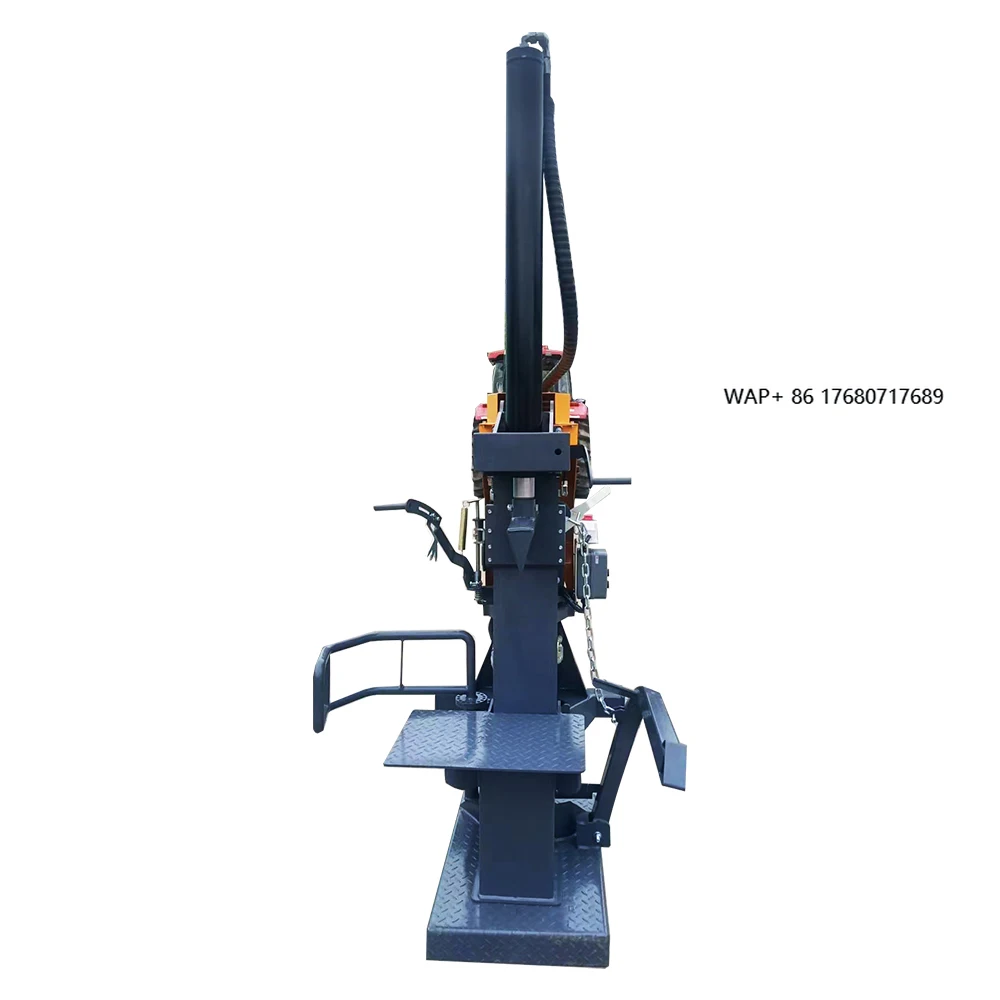CE Certified Vertical Wood Splitter 18/22/26Ton Splitting Force Hydraulic Forestry Equipment PTO Electric Motor