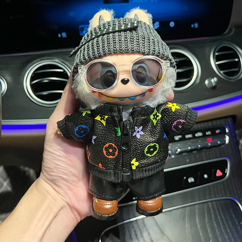 

Взрывы 17 см Pull BUBUBU Детская одежда Большое имя 123-го поколения Универсальное платье для куклы Spot Tide Фирменный костюм Tide. Одежда