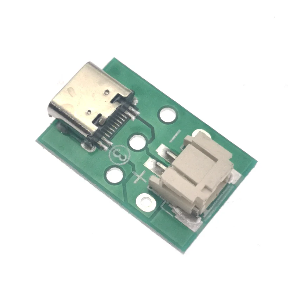 2/4Pin TYPE-C to MX 1.25 XH2.54 PH2.0 test board with pin connection for data cable transfers power adapter board accessory