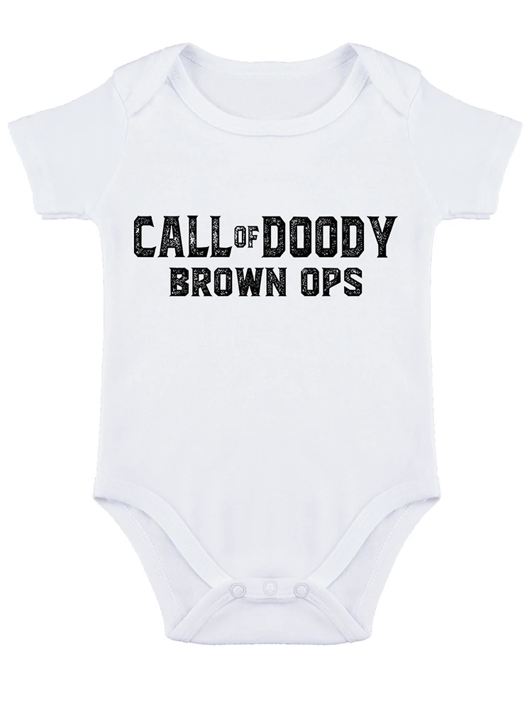 Call Of Doody Brown Ops Funny Baby onesie Baby Essentials BabyBodysuit Baby Outfit