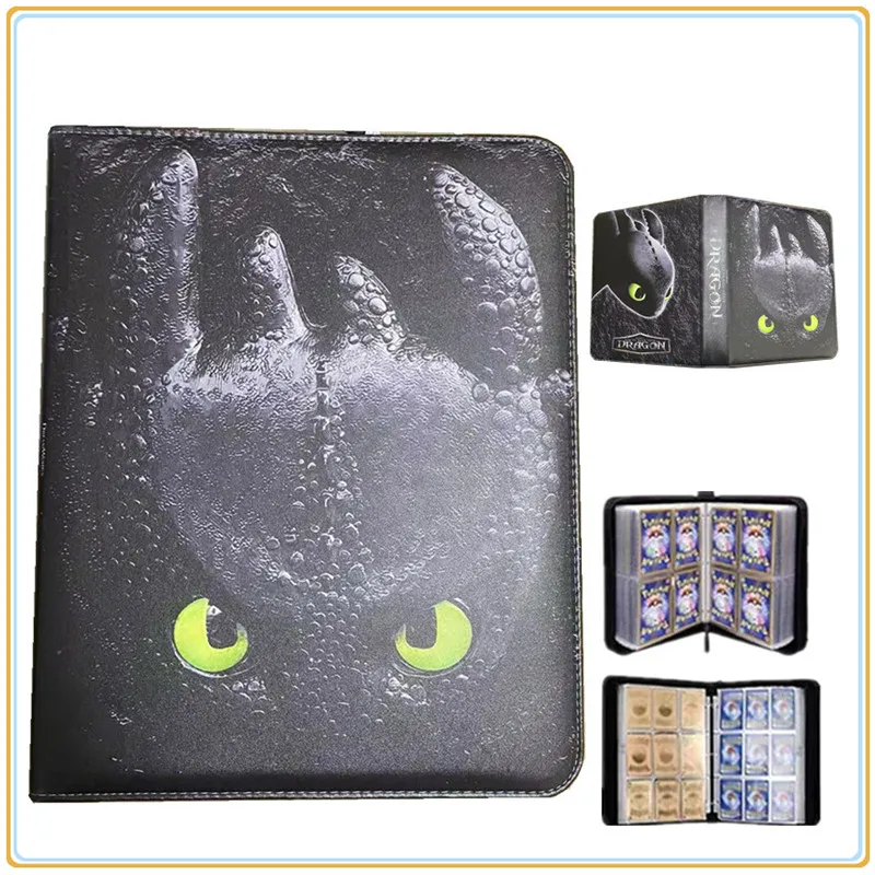 

400pcs/900pcs Card Album Book Anime How to Train Your Dragon Collection Card Zipper Game Cards Binder Holder kids Gift