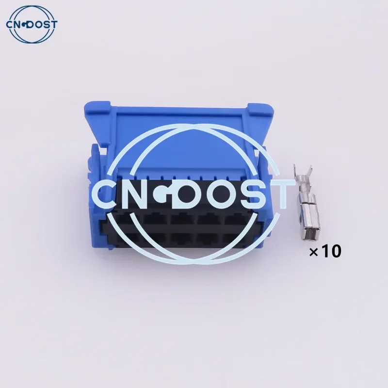 1 Set 10 Pin 98174-1004 Automotive Blower Resistor Plug Auto Air Conditioner Cable Socket AC Assembly For Peugeot