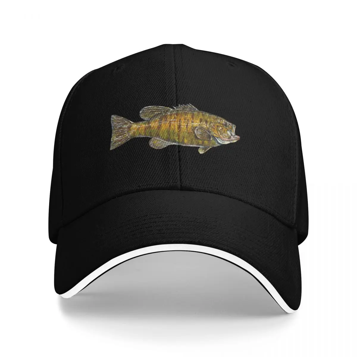 

Smallmouth Bass Baseball Cap funny hat Male hat Hat Baseball Cap For Women Men's