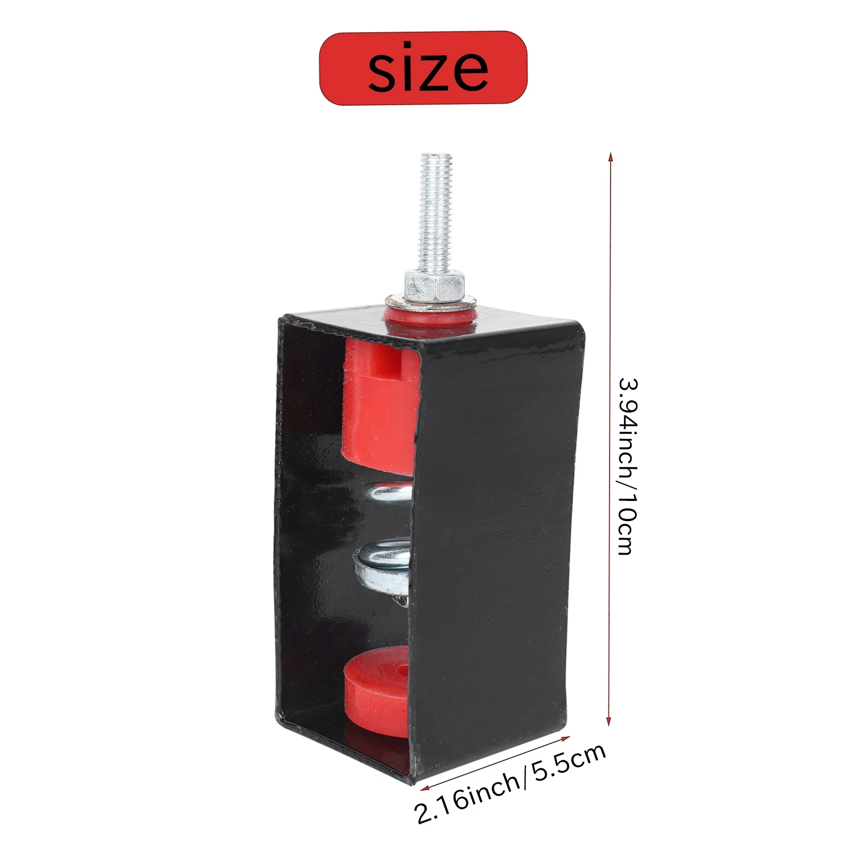 SLQZT Appendiabiti elastomerico - Isolatore di vibrazioni a molla - Montaggio sospeso a soffitto antivibrante - Studio, Home Theater (confezione da 2)